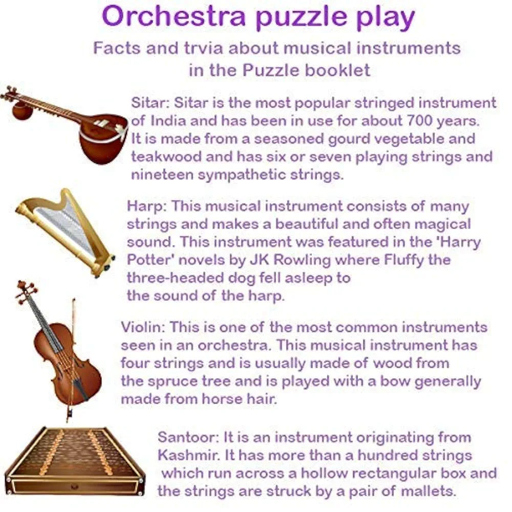 Toykraft: Kids Puzzle - Orchestra | Fun & Learning Toys for Kids | Educational Games for 5-7 Year Kids | Educational Toys for 5-7 Years | Kids Learning Toys for 5-7 Years