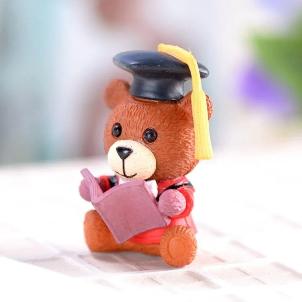 Satyam Kraft 1 Set  Resin Teddy Bear Miniature Figurines