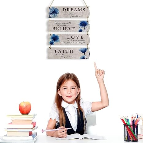 Angel Infinite Inspirational Quotes Wooden Wall Hanging Wall Hanger For Homedecor