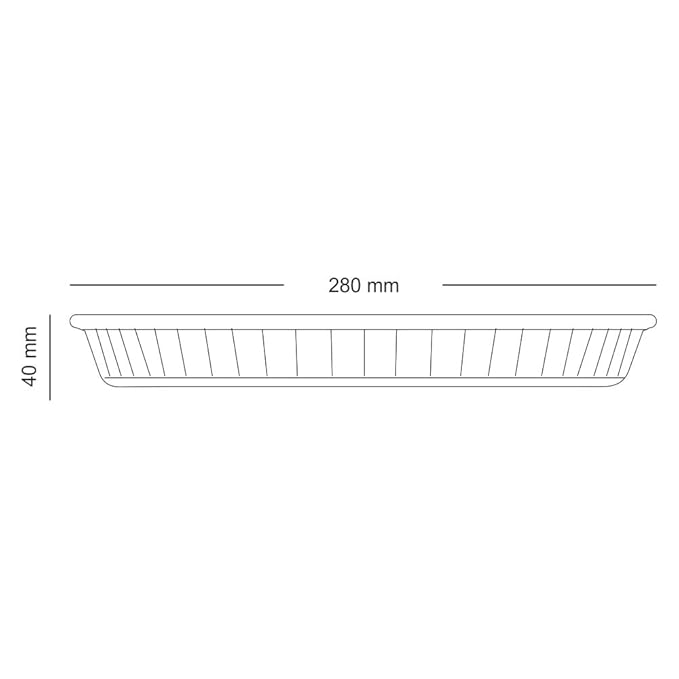 Borosil Glass - Fluted Dish | Set of 1 | Transparent | 1.2 Liters