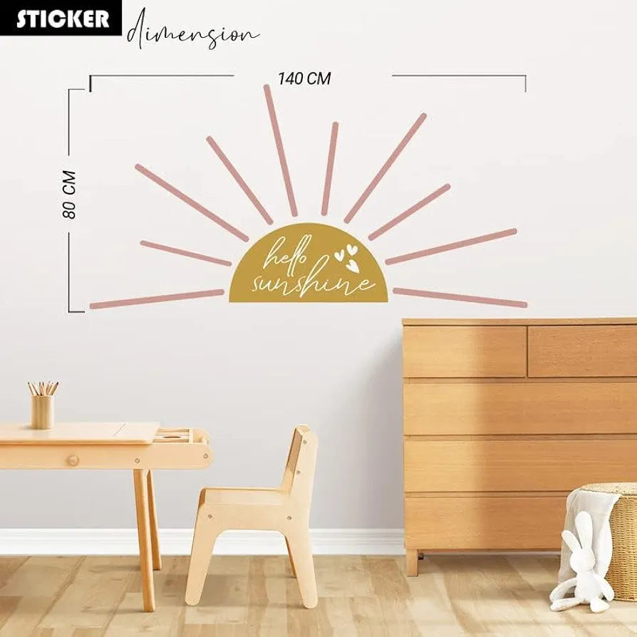 Kotart Sunshine HD Printed Wall Stickers/Decals