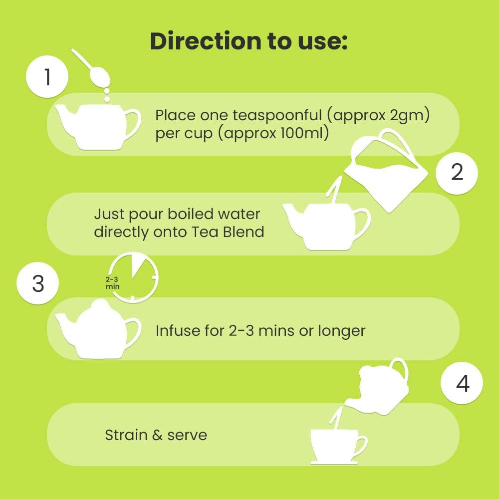 Neuwganic Tea Lemongrass Green Tea - 100 Grams