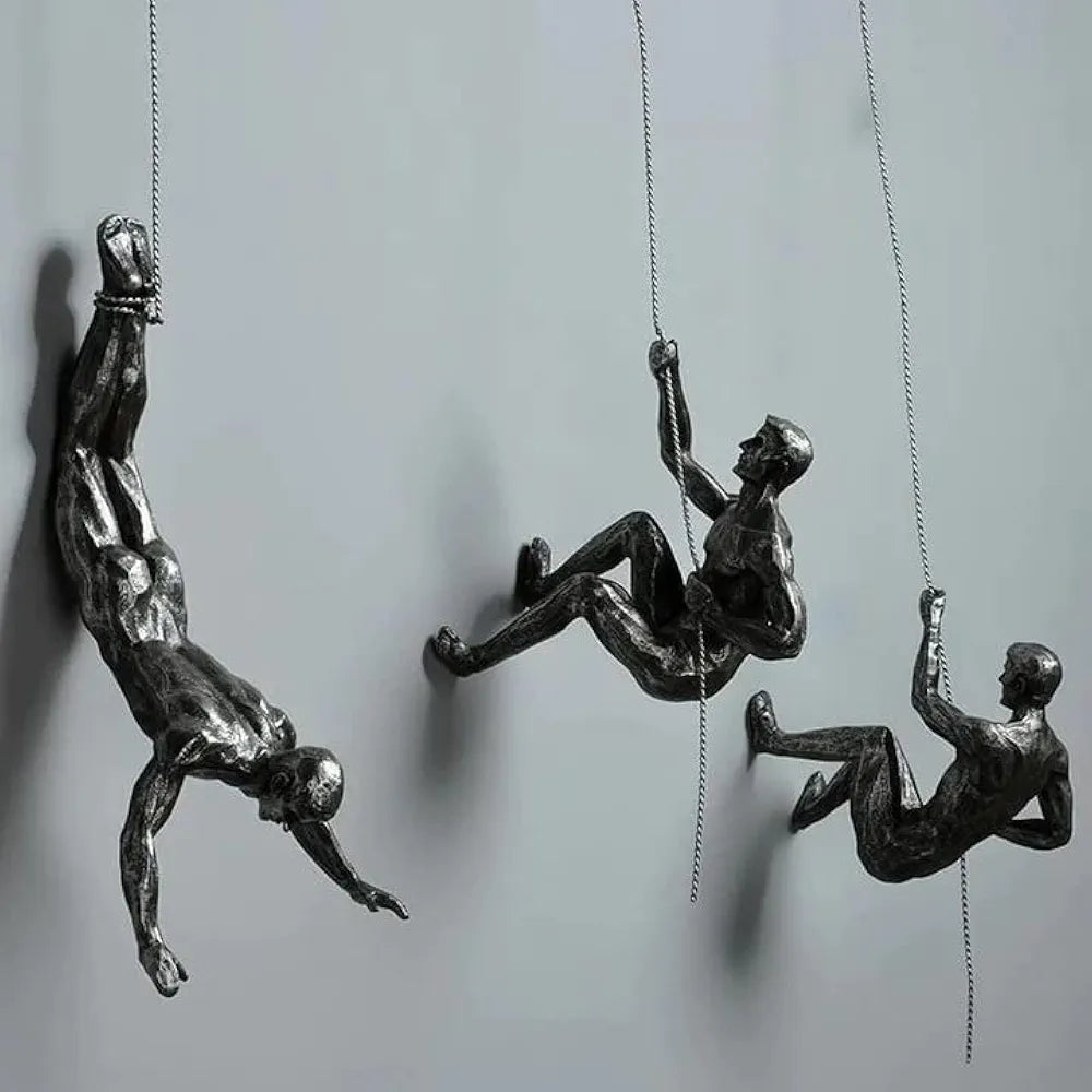 The Artment Climing Man Style 1 Resin Home Decor Wall Art