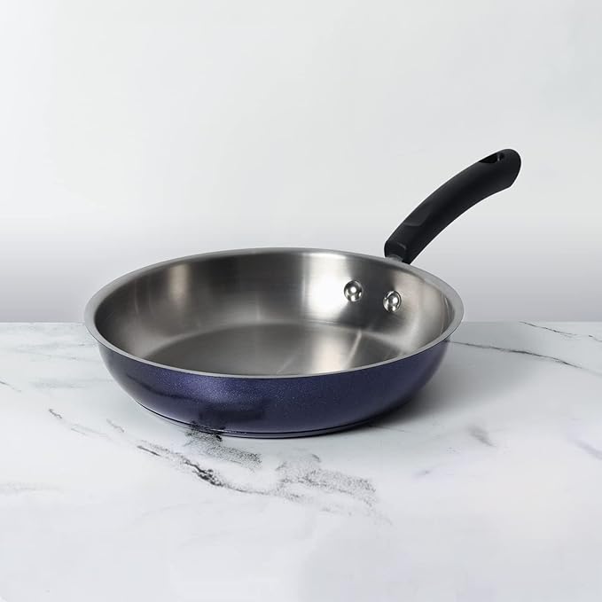 Meyer Centennial Nickel Free Stainless Steel Fry Pan 28cm Blue Diamond