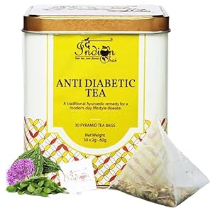The Indian Chai - Anti - Diabetic Tea 30 Pyramid Tea Bags - 60 gms