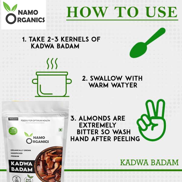 Namo Organics Kadwa Badam