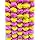 Artificial Marigold Fluffy Flowers Garlands Pack of 5 Yellow and Baby Pink