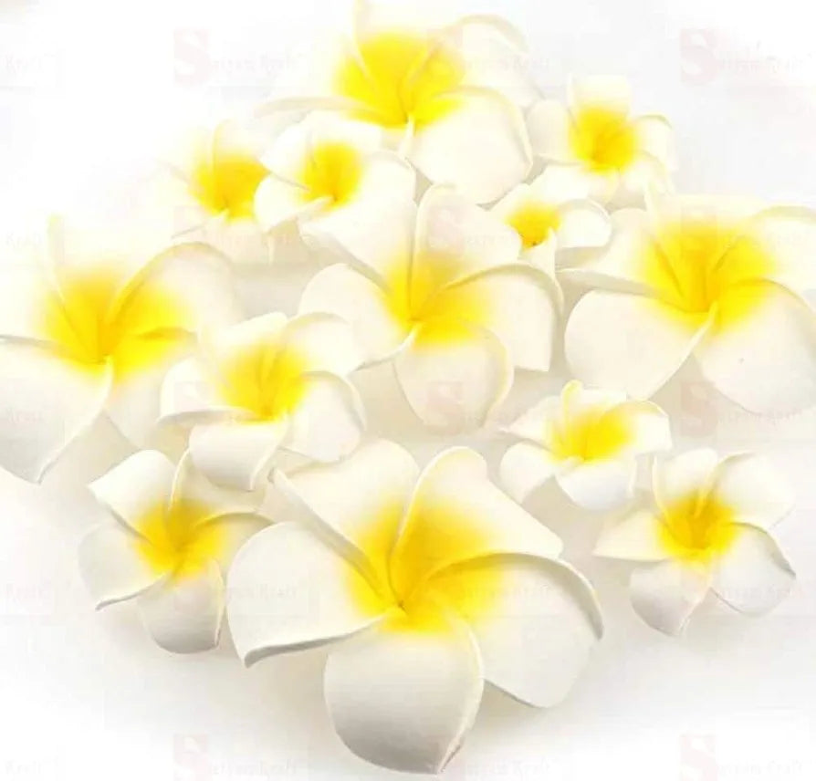 Artificial Big Foam Hawaii Water Floating Flowers 12 Pcs