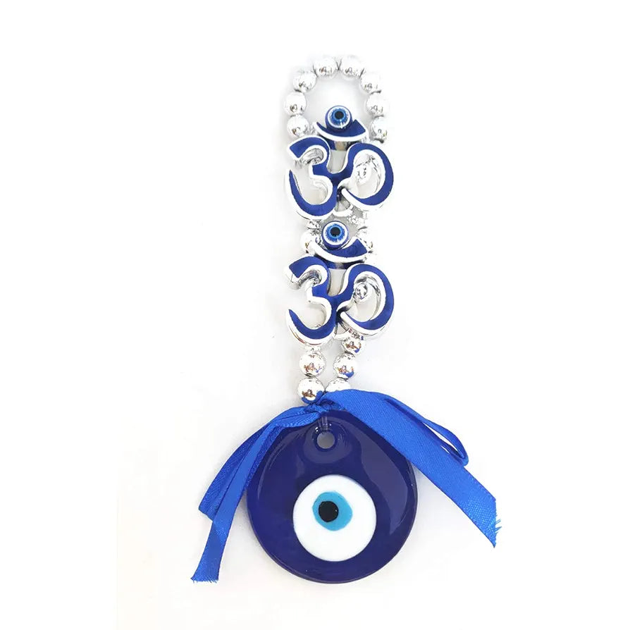 Shubhanjali Om Evil Eye Hanging Nazar Battu Turkish Evil Eye Wall Hanging