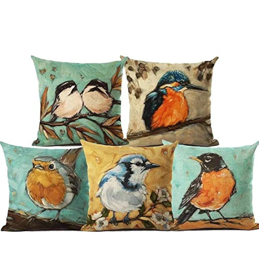 Aerohaven Decorative Hand Made Velvet Throw/Pillow Cushion Covers - CC-38, Set of 5 Multicolor