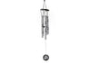 Tej Gifts Feng Shui Metal Wind Chime with Om Printed 5 Pipes for Positive Energy Silver Small