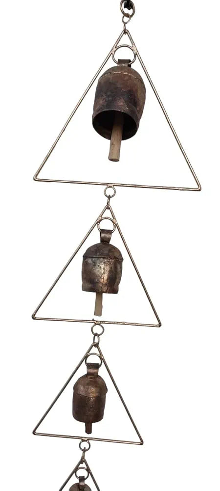 Tej Gifts Metal Bell Wind Chime for Balcony Home 7 Bells Design 2