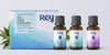 Rey Naturals Do Not Disturb Essential Oil Gift Set - Relax Rest Renew -3 Aromatherapy Blends for - Natural Stress Relief, Headache Relief, and Home Fragrance - Calm Your Mind, Rejuvenate Your Body
