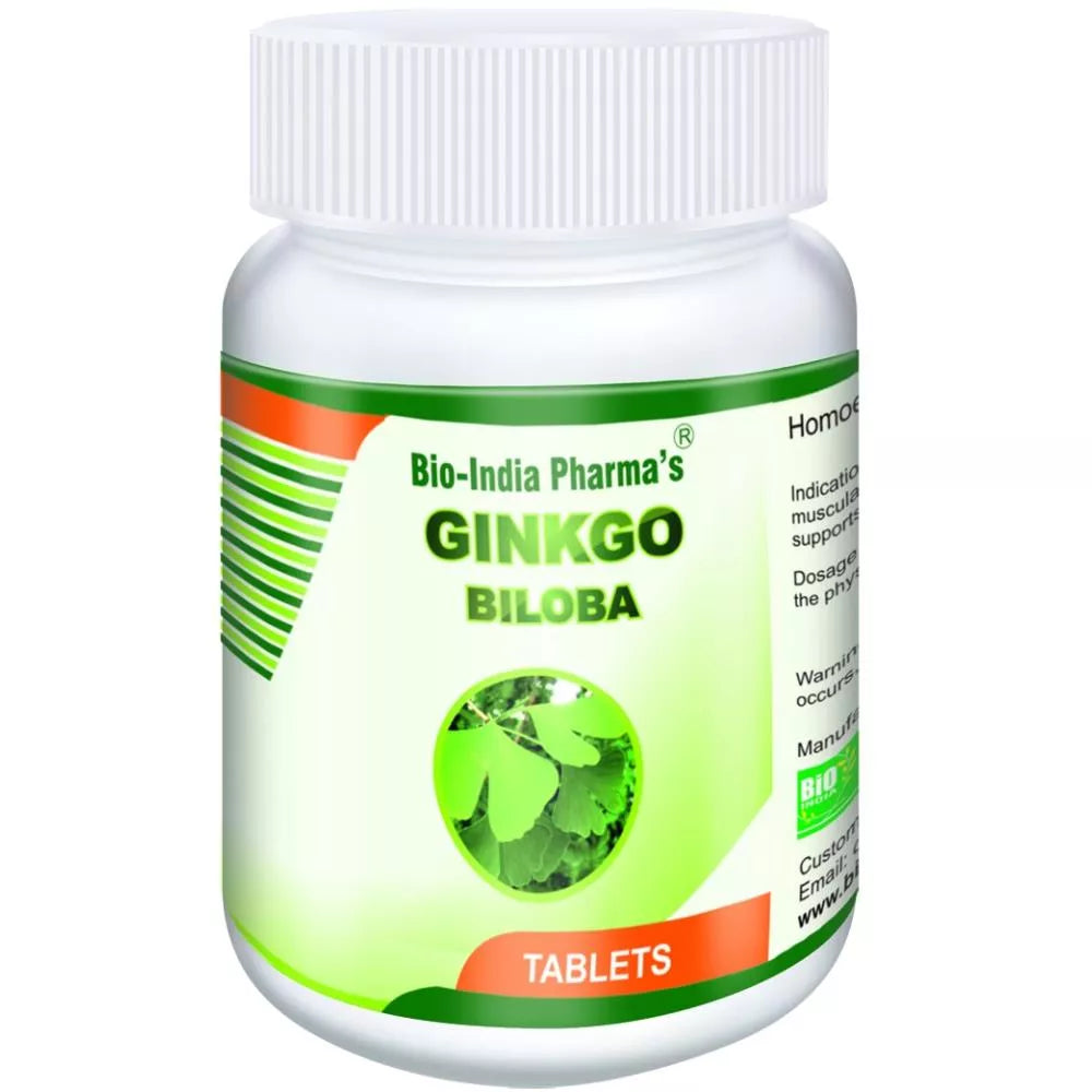 Bio India Ginkgo Biloba Tablet - 20 gm