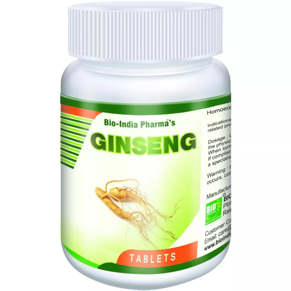 Bio India Ginseng Tablet - 20 gm