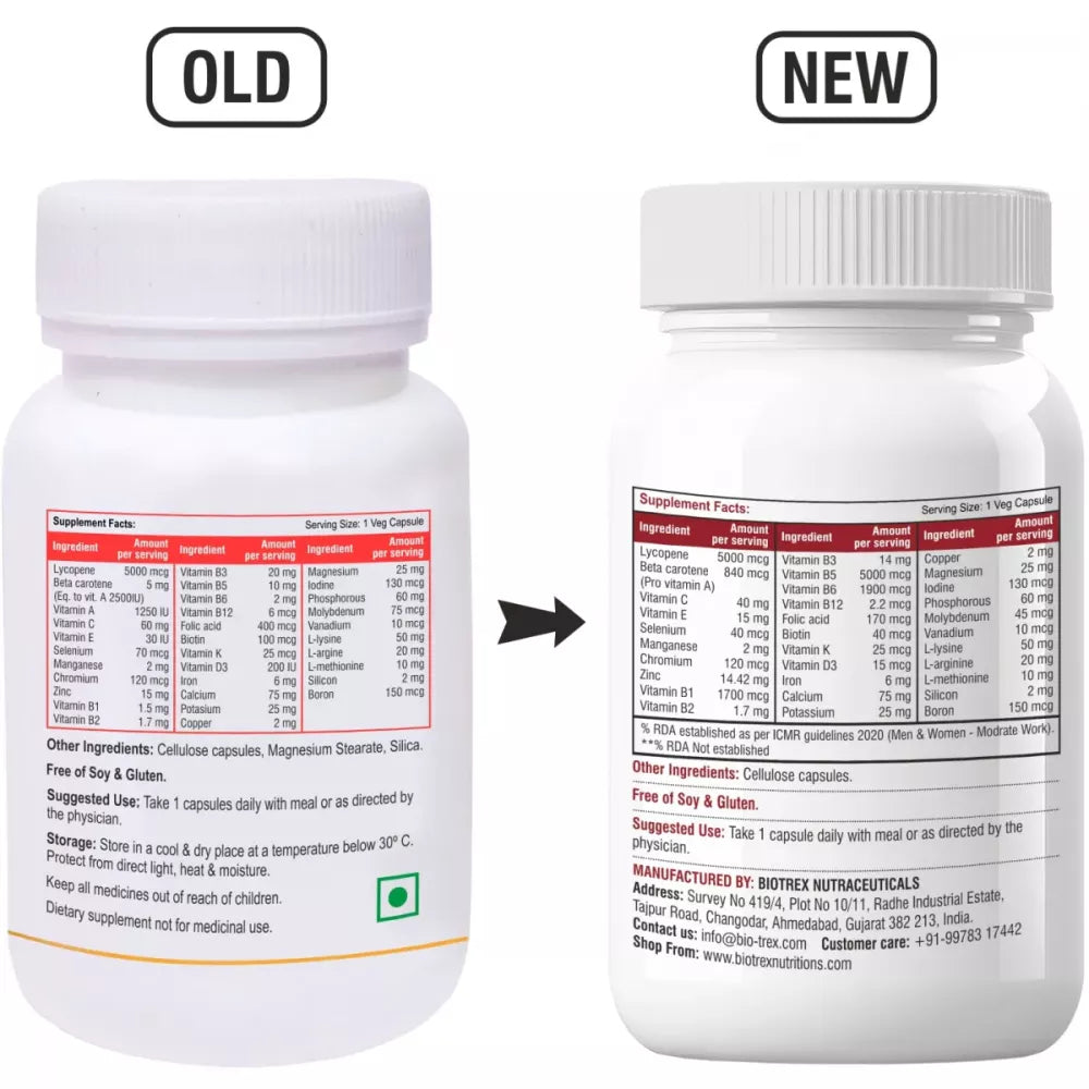 Biotrex Lycopene 5000mcg - 60 tabs