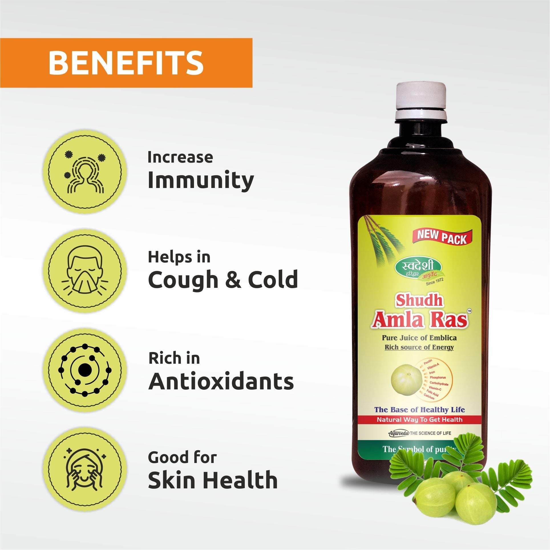 Swadeshi Ayurved Shudh Amla Ras
