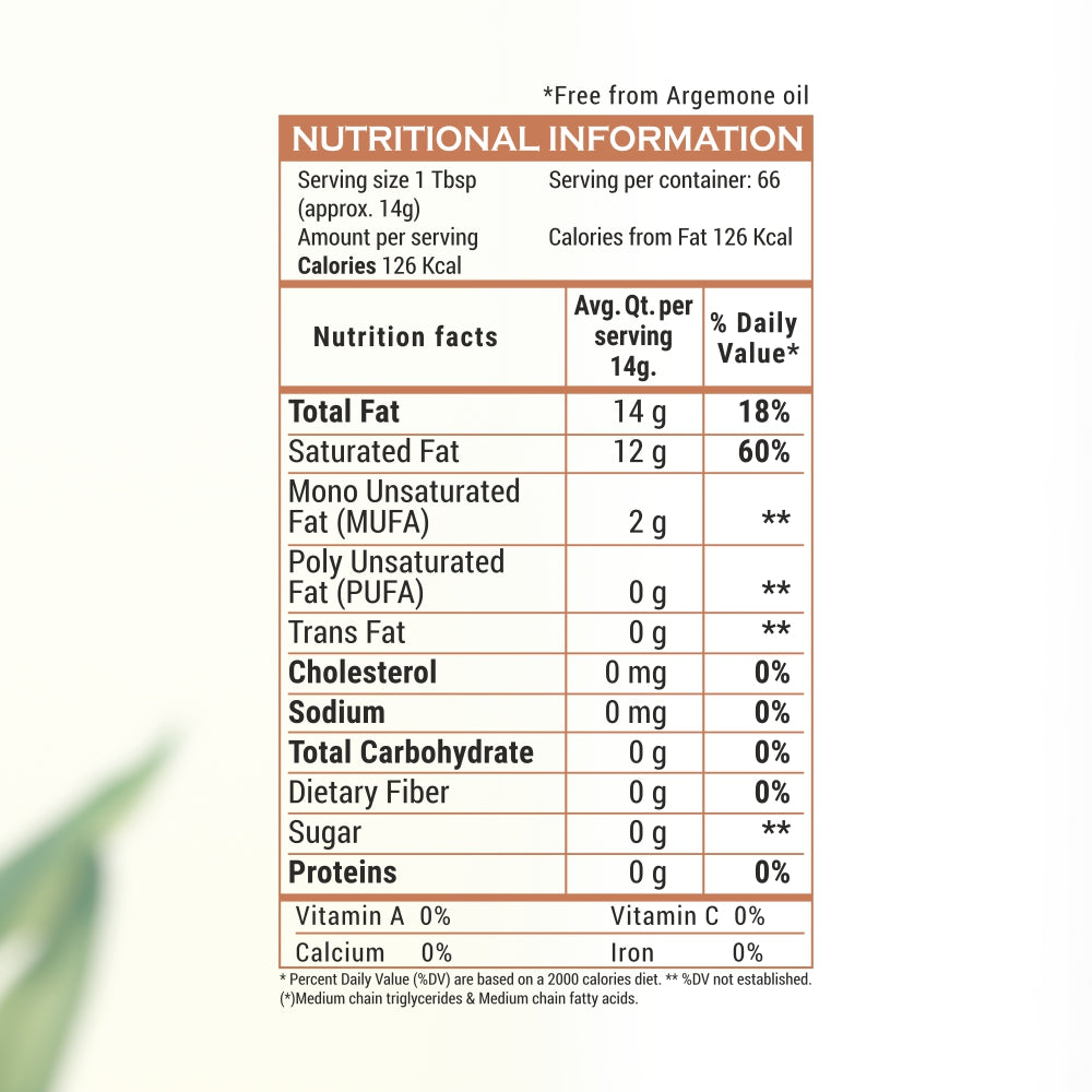 Azafran Organic Coconut Oil (Cold Pressed) 1l