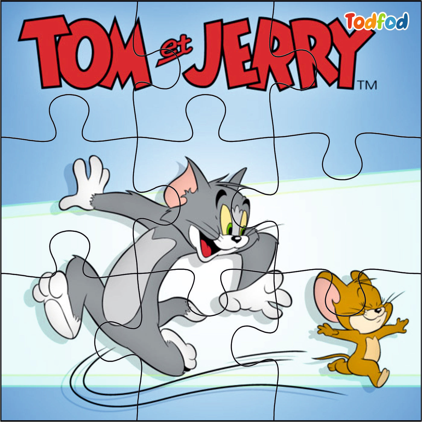 Wooden Jigsaw Puzzles - Tom & Jerry Anime Cartoon Characters