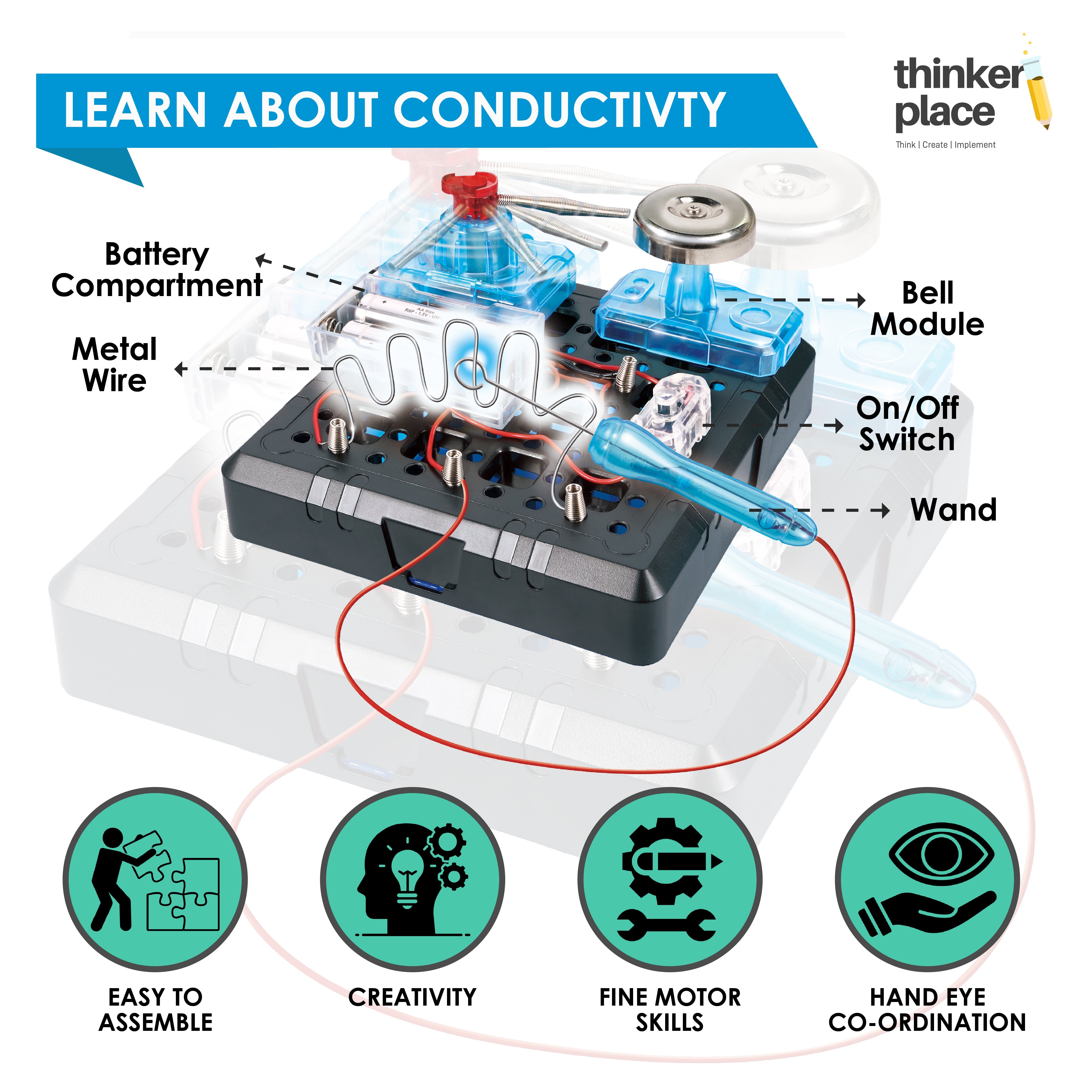 DIY Electric Maze Challenge - Learn about Conductivity