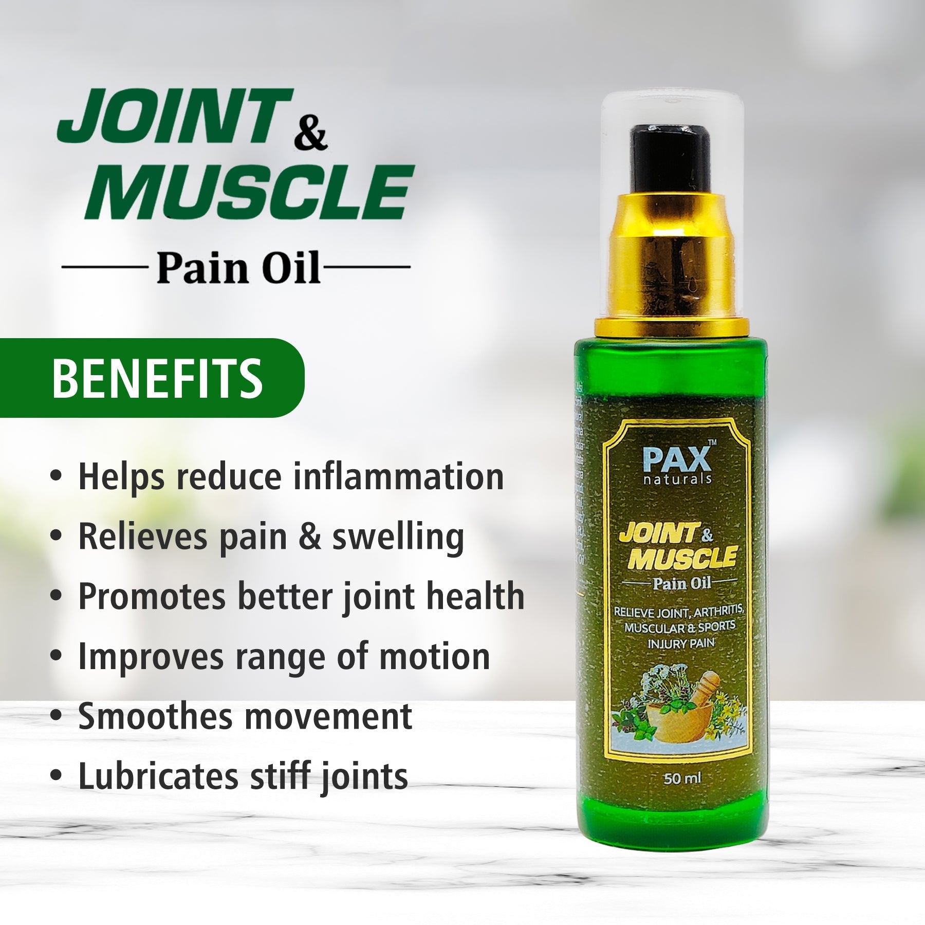 Pax Naturals Joint & Muscle - 50ml
