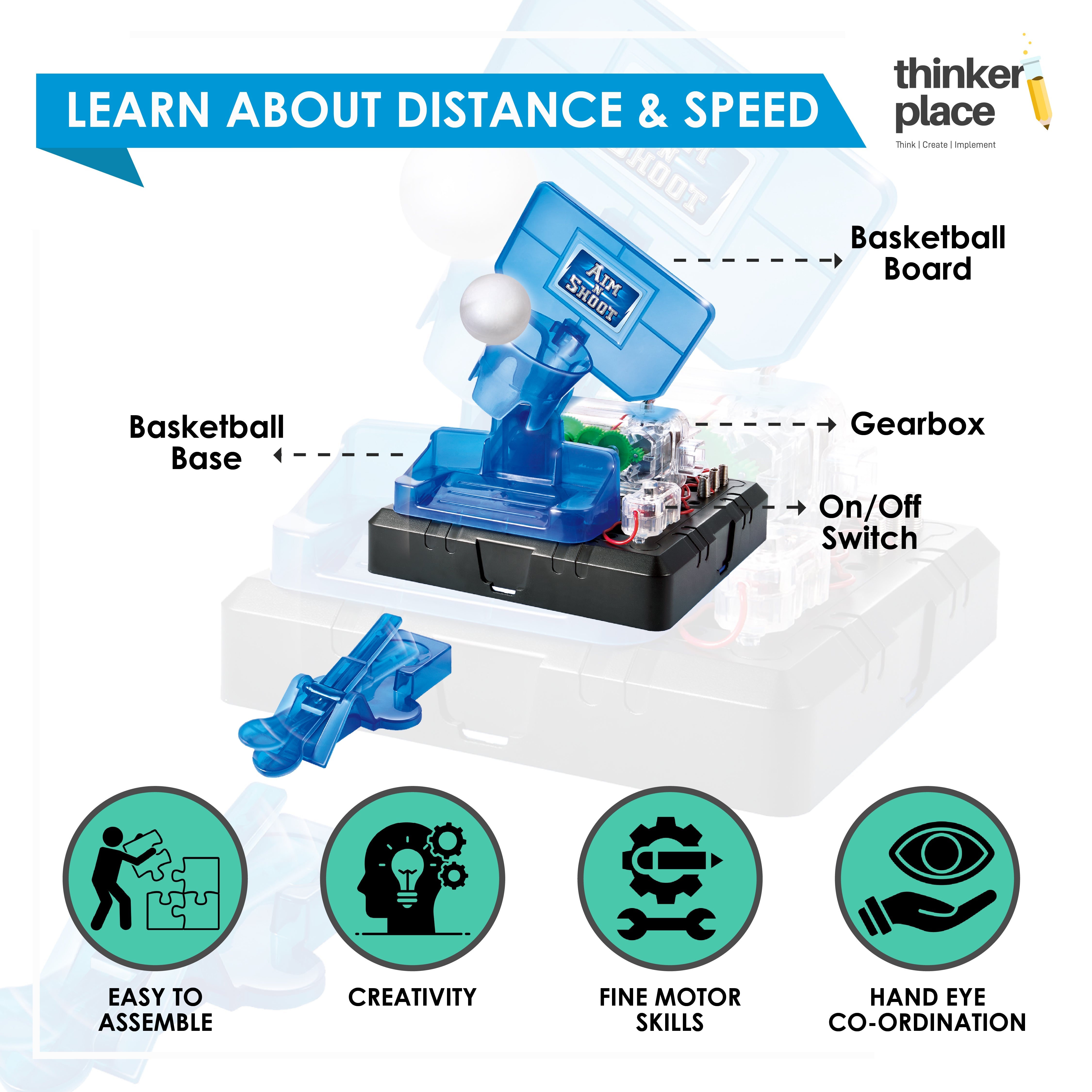 Nerf DIY Aim and Shoot - Learn about Distance & Speed