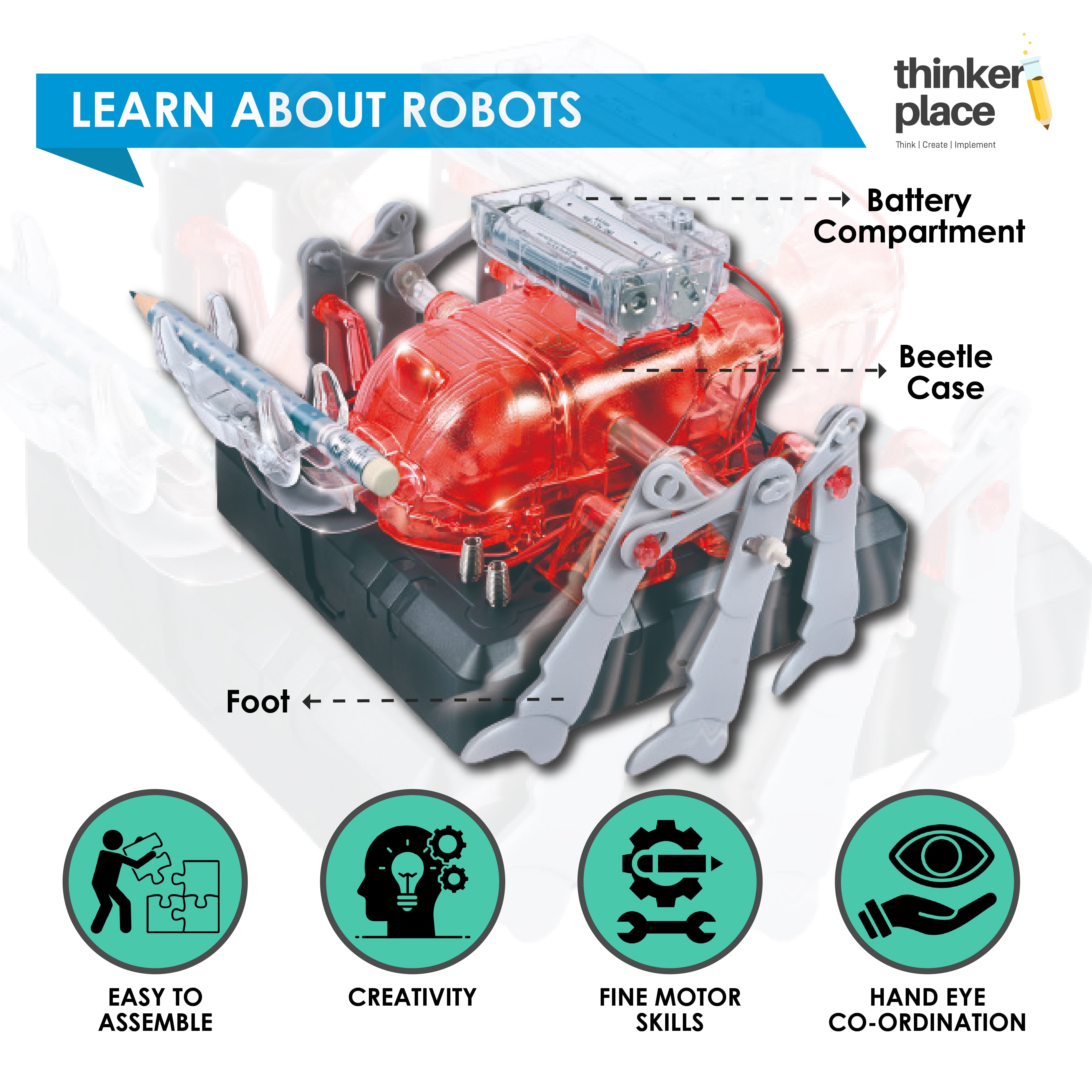 DIY Robotic Beetle - Learn about Robots