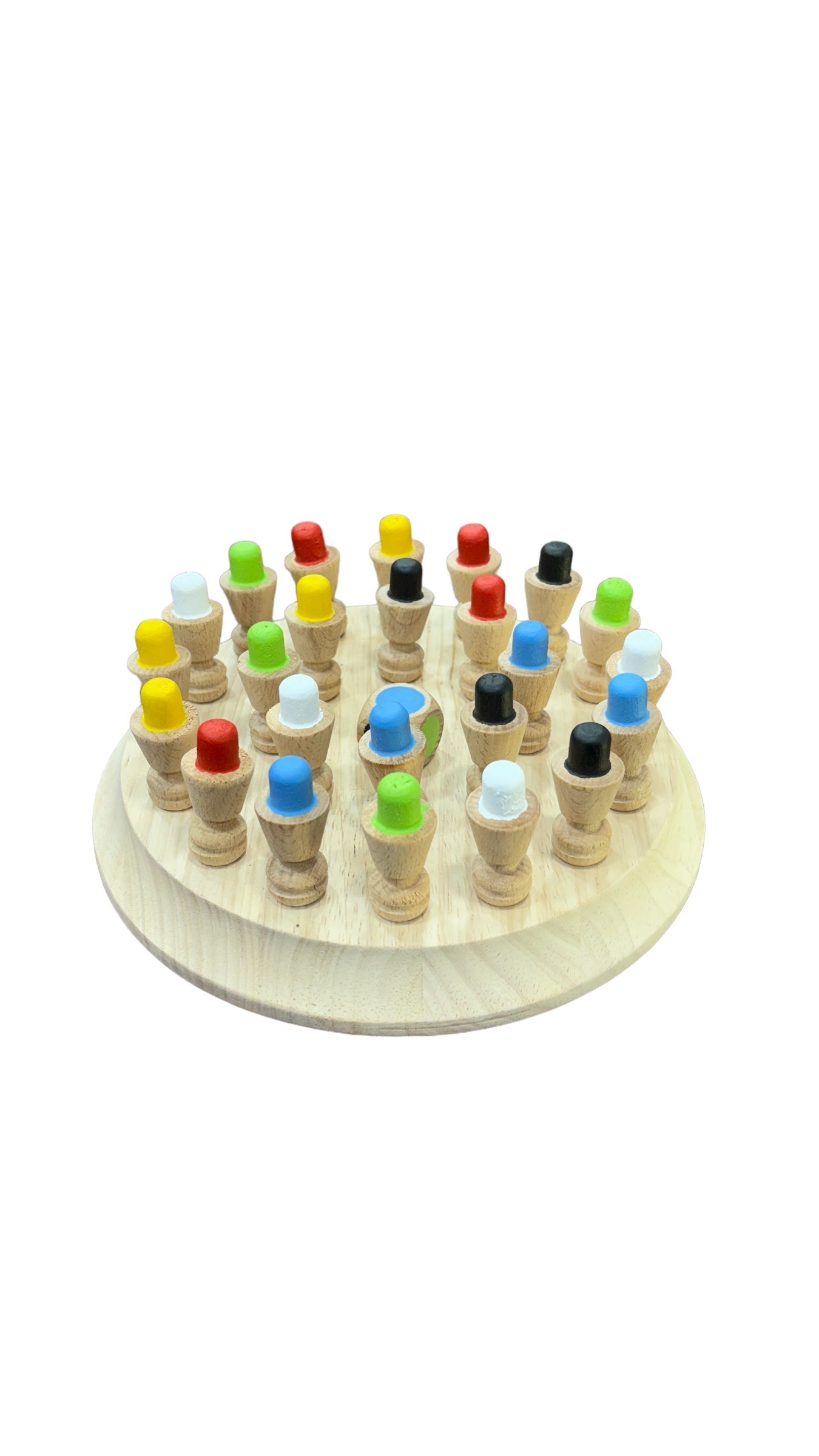Matching Wooden Memory Chess Game