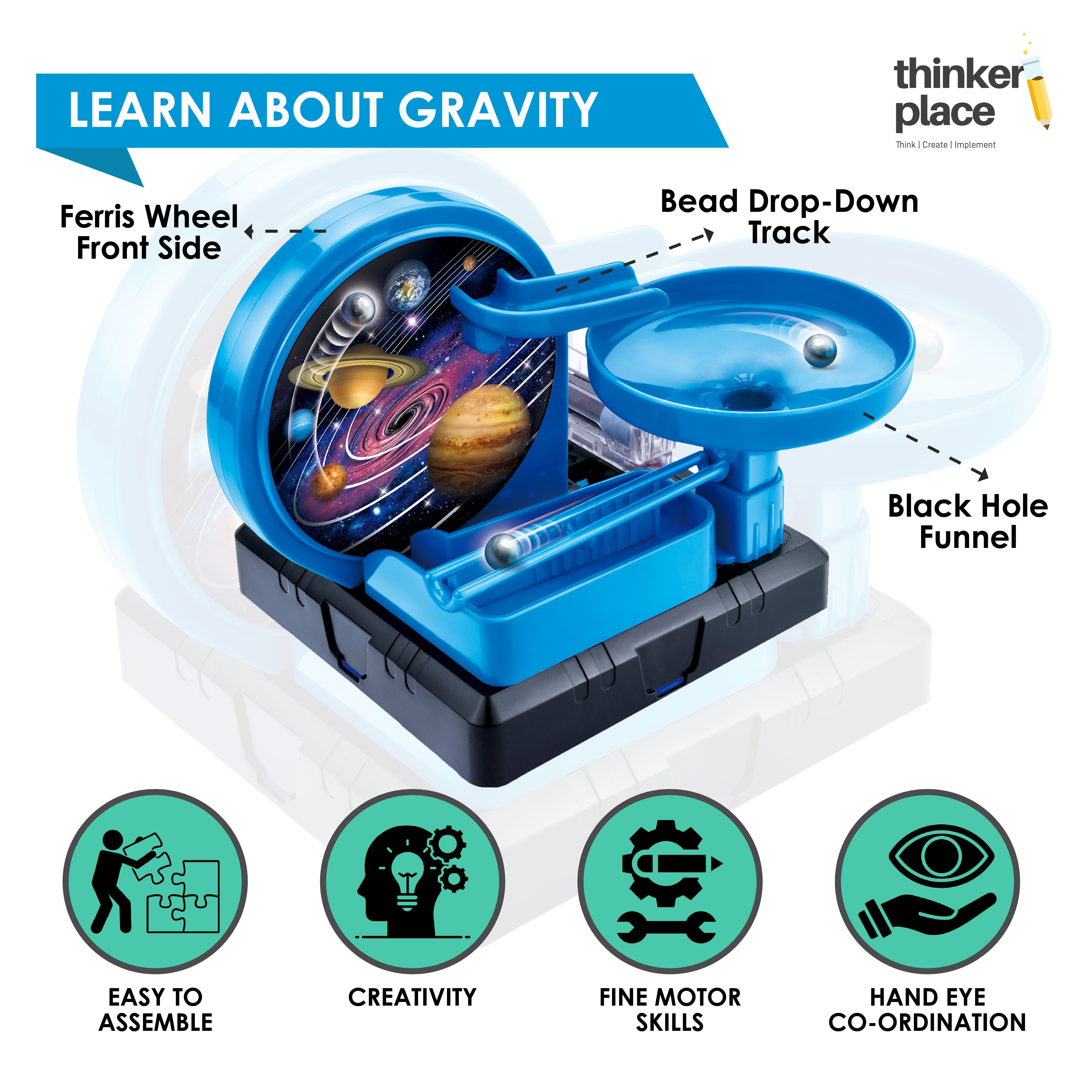 DIY Space Roller Coaster- Learn about Gravity
