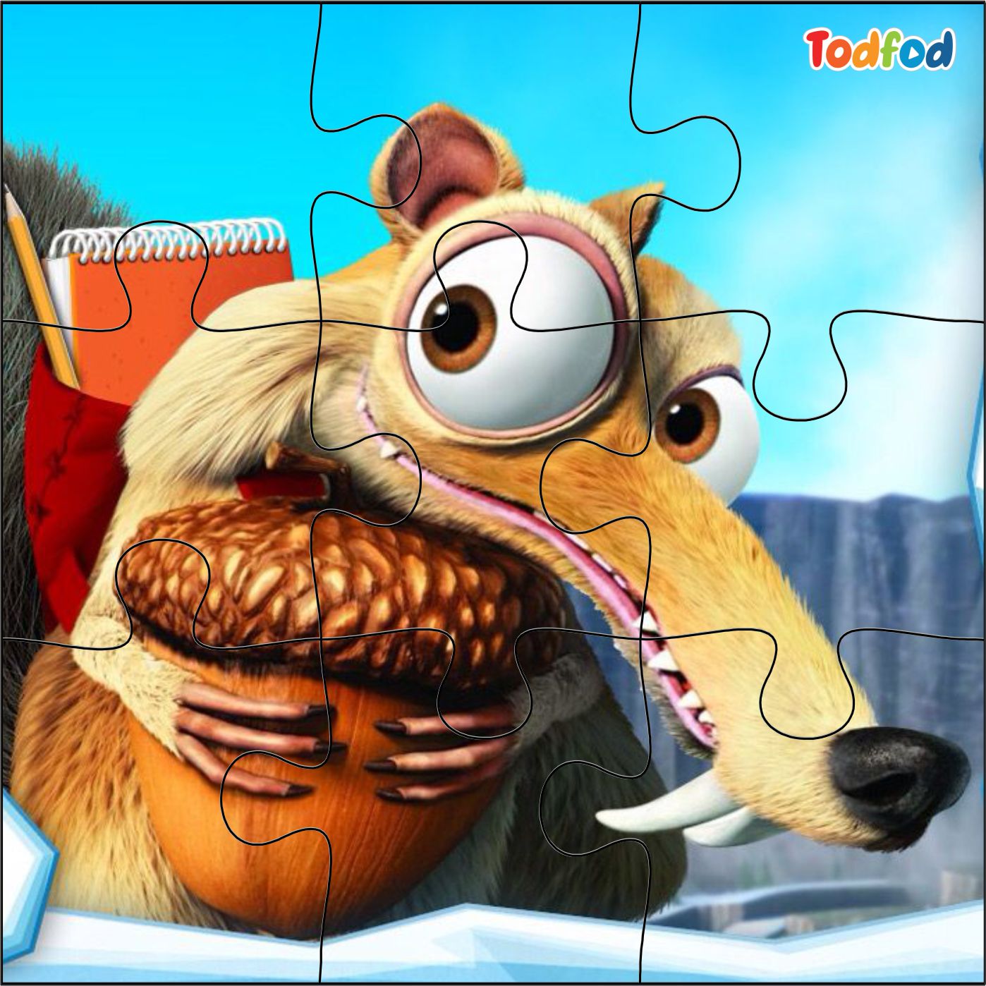 Wooden Jigsaw Puzzles - Ice Age & Friends Anime Cartoon Characters
