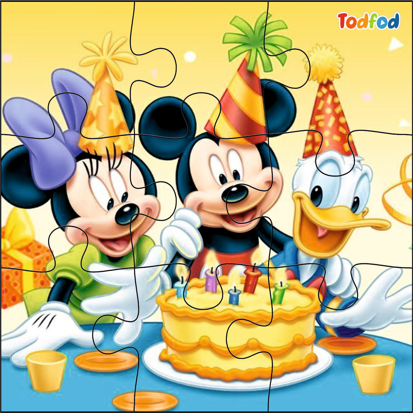 Wooden Jigsaw Puzzles - Disney Mickey Mouse Anime Cartoon Characters for Kids