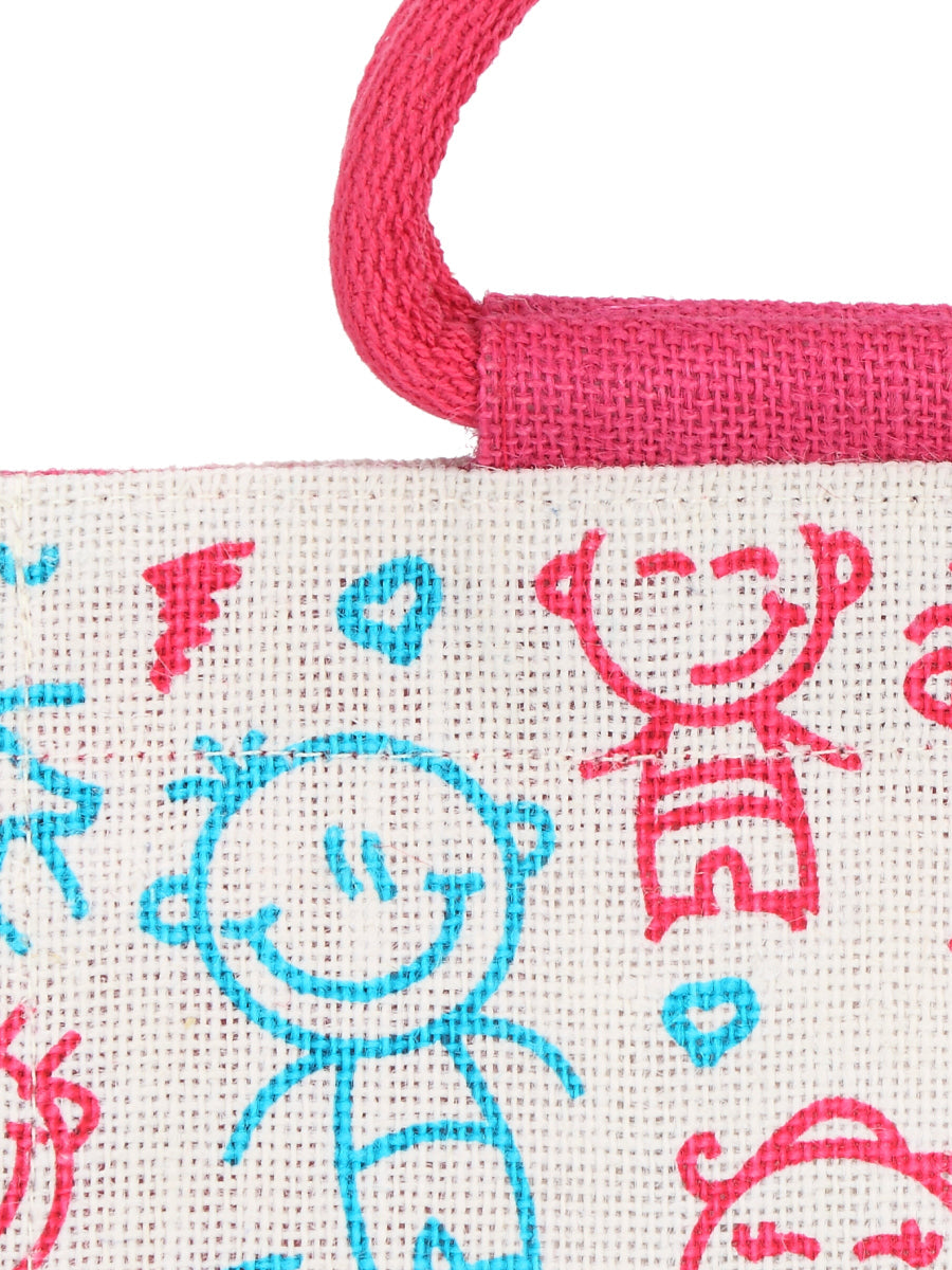 Jute Cottage Children Print Zipper Lunch