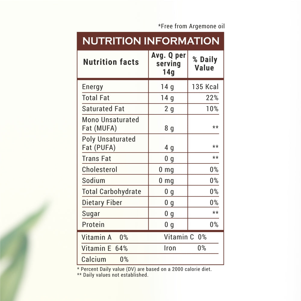 Azafran Organic Groundnut Oil (Cold Pressed) - 1l