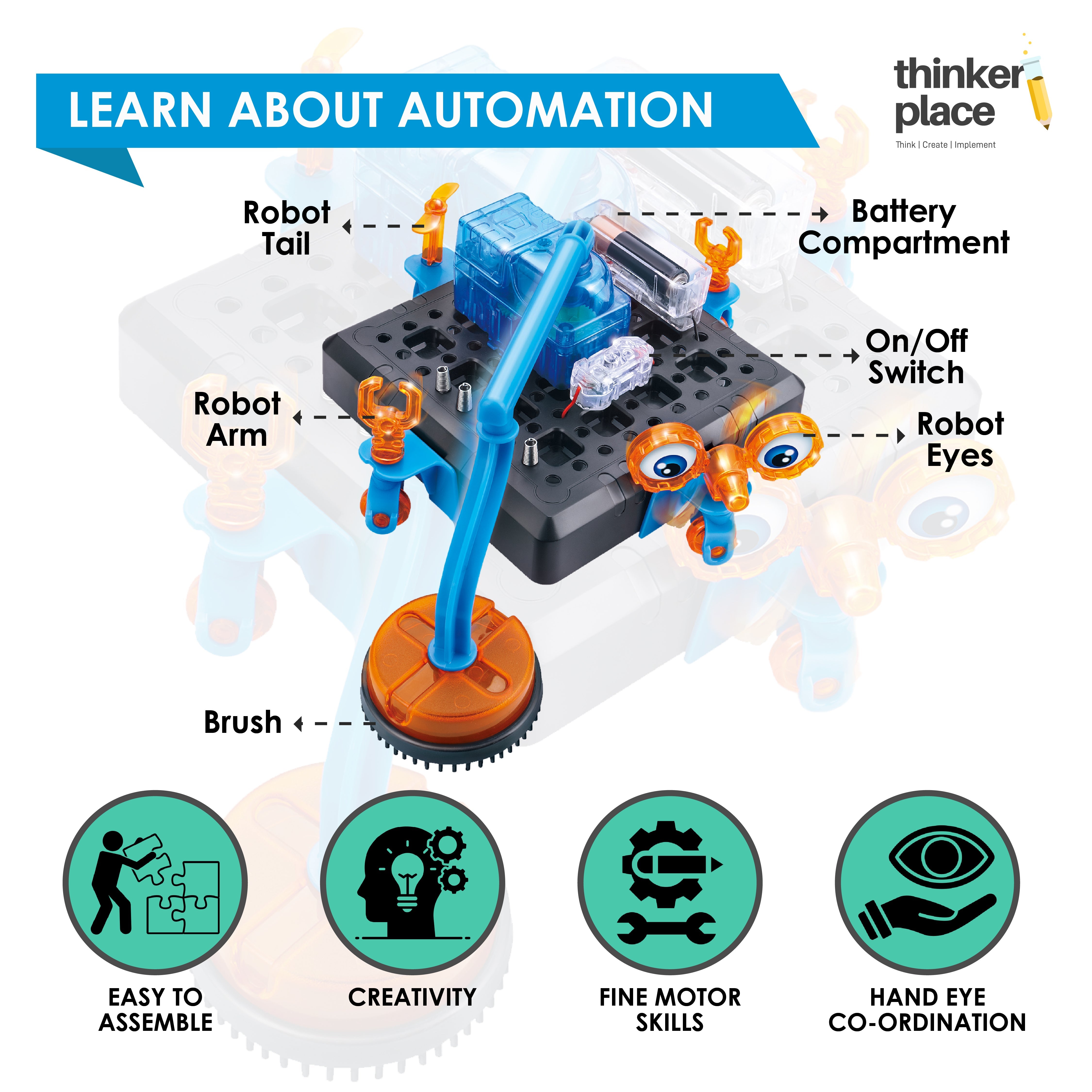 DIY Space Cleaning Robot - Learn about Automation