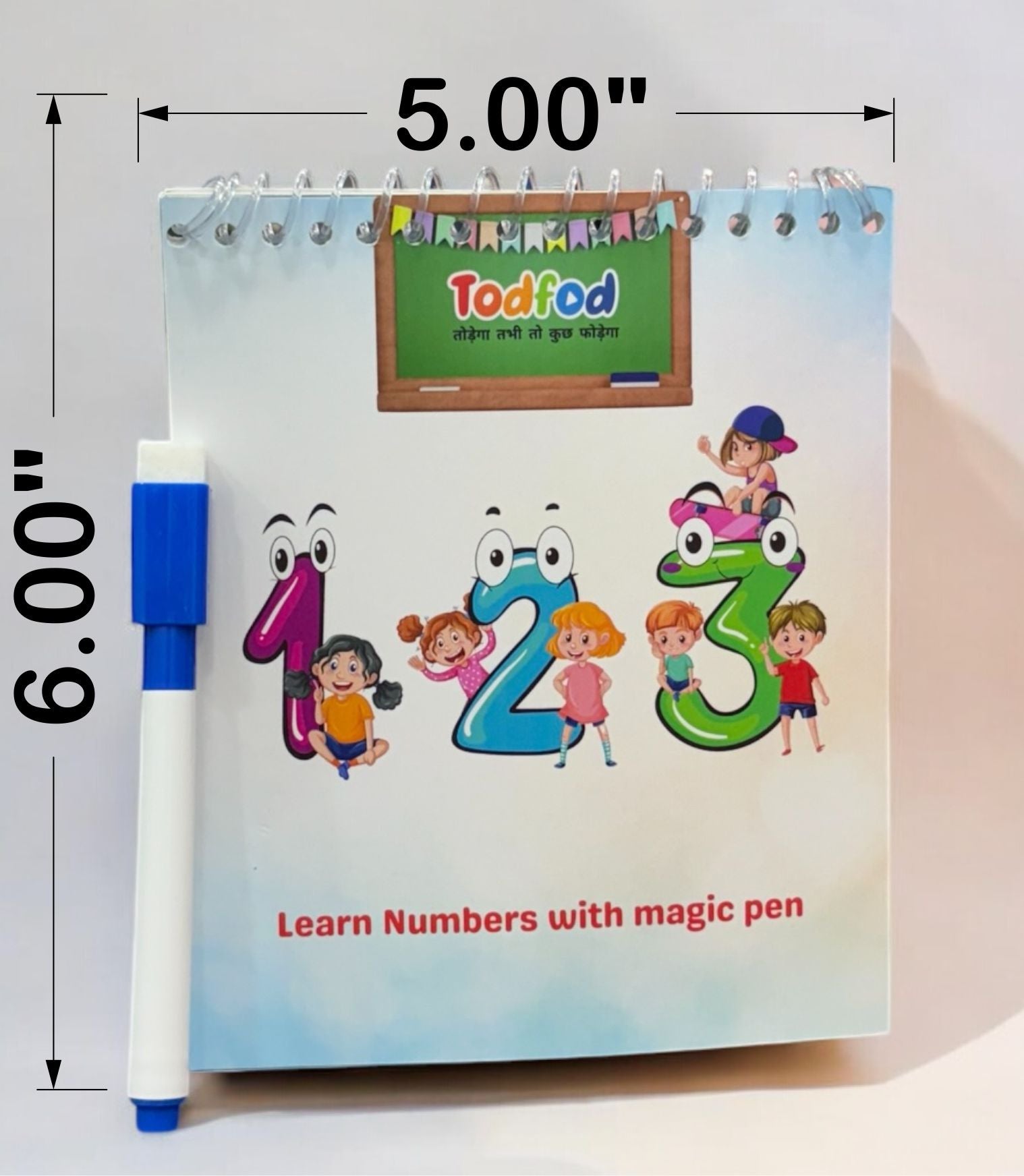 Rewritable Number Writing Practice Book