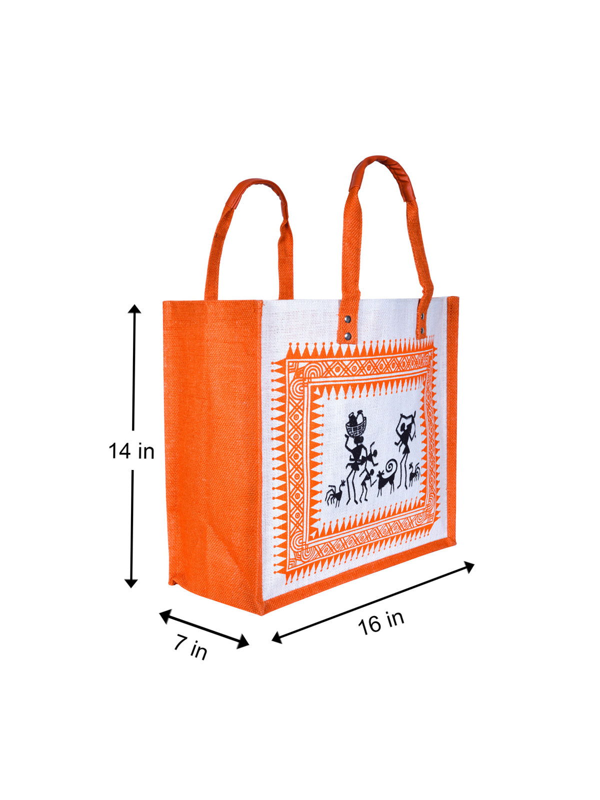Jute Cottage Warli Print Zipper