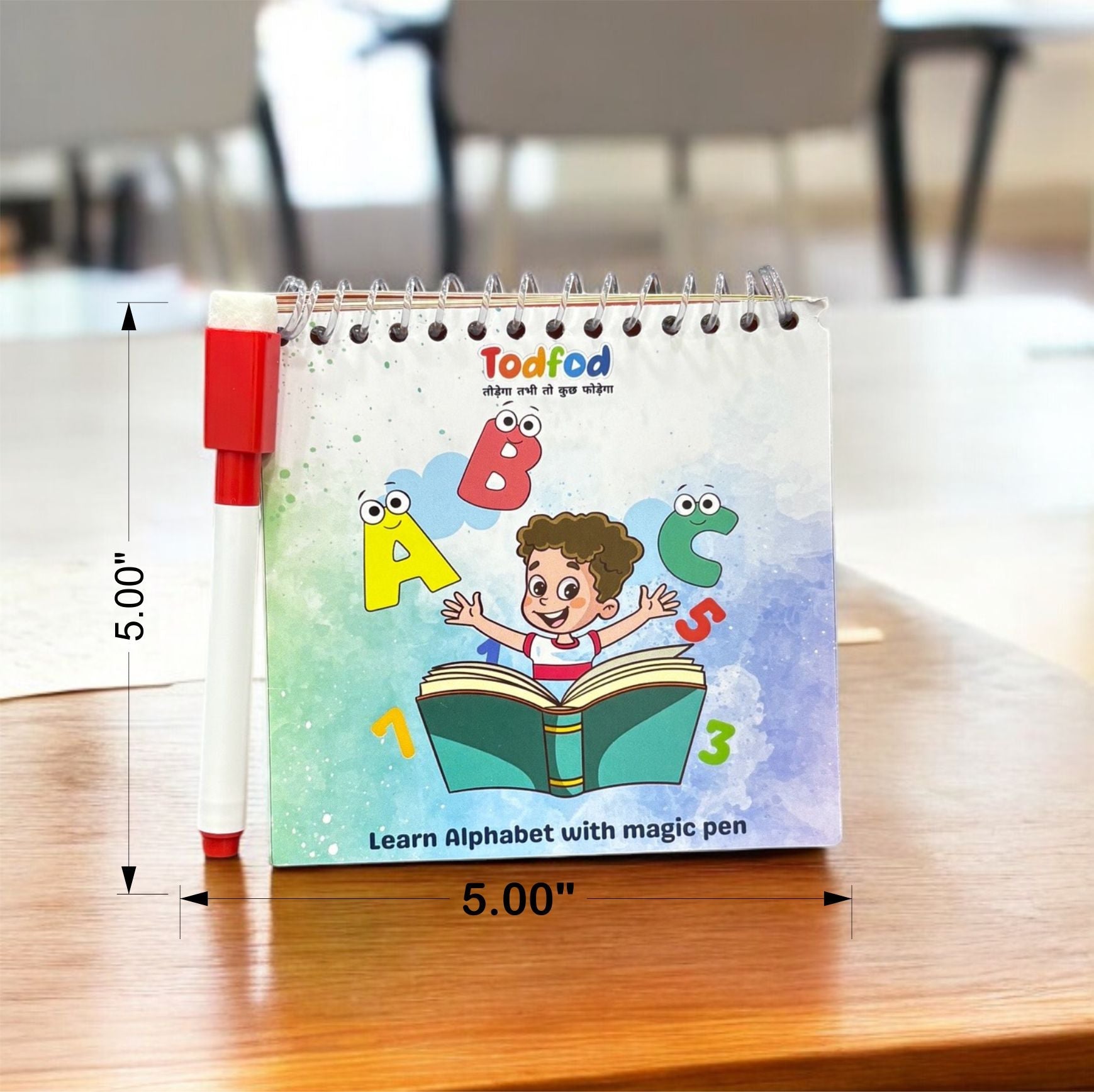 ABCD Spiral Writing Practice Book