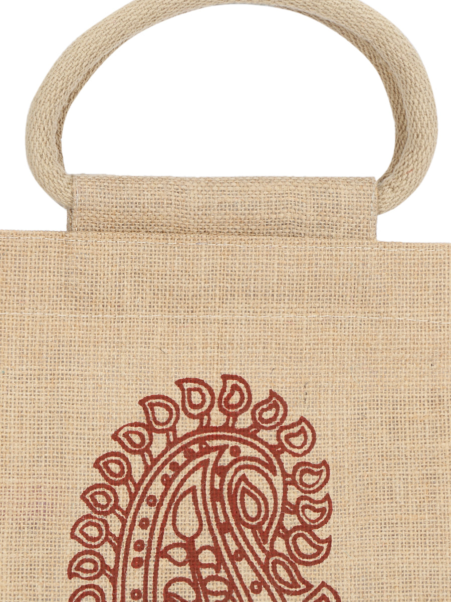 Jute Cottage Paisley Zipper Lunch Bag