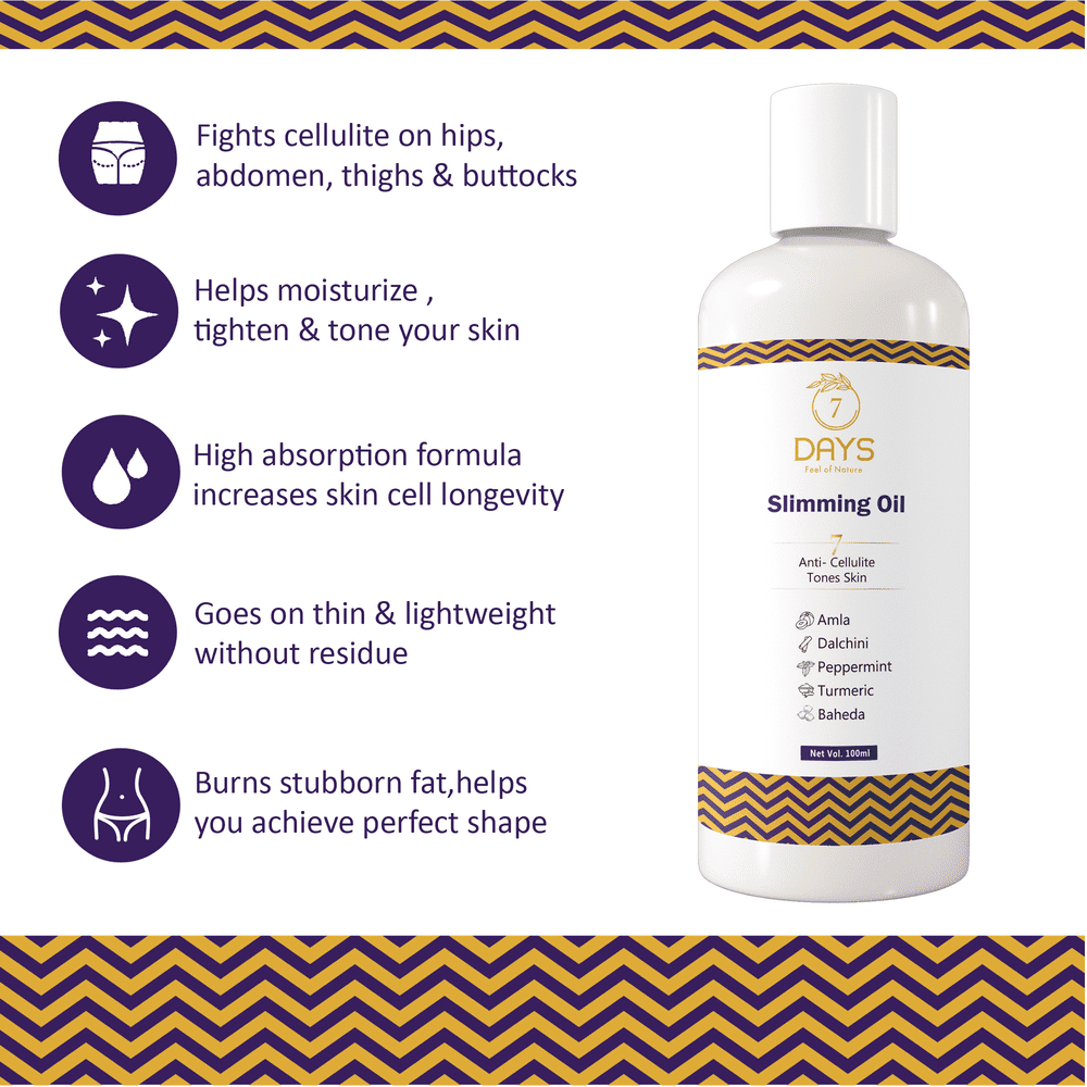 7Days Organic Advance Slimming Oil - 100 ml