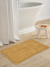 Saral Home Neo Shaggy Yarn Anti-Skid Bath Mats Gold