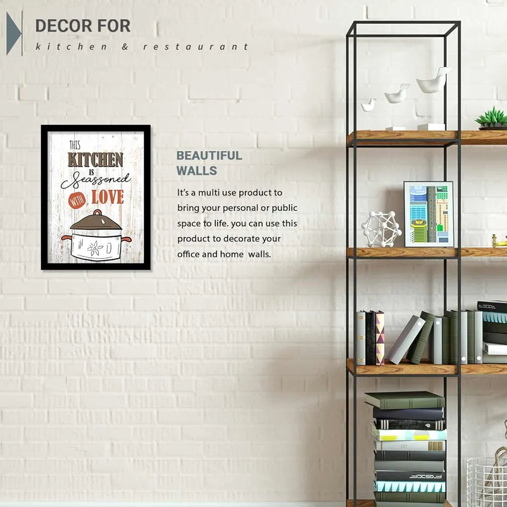 Kotart Engineered Wood Photo Frames For Kitchen And Restaurant Wall Design-2 Square