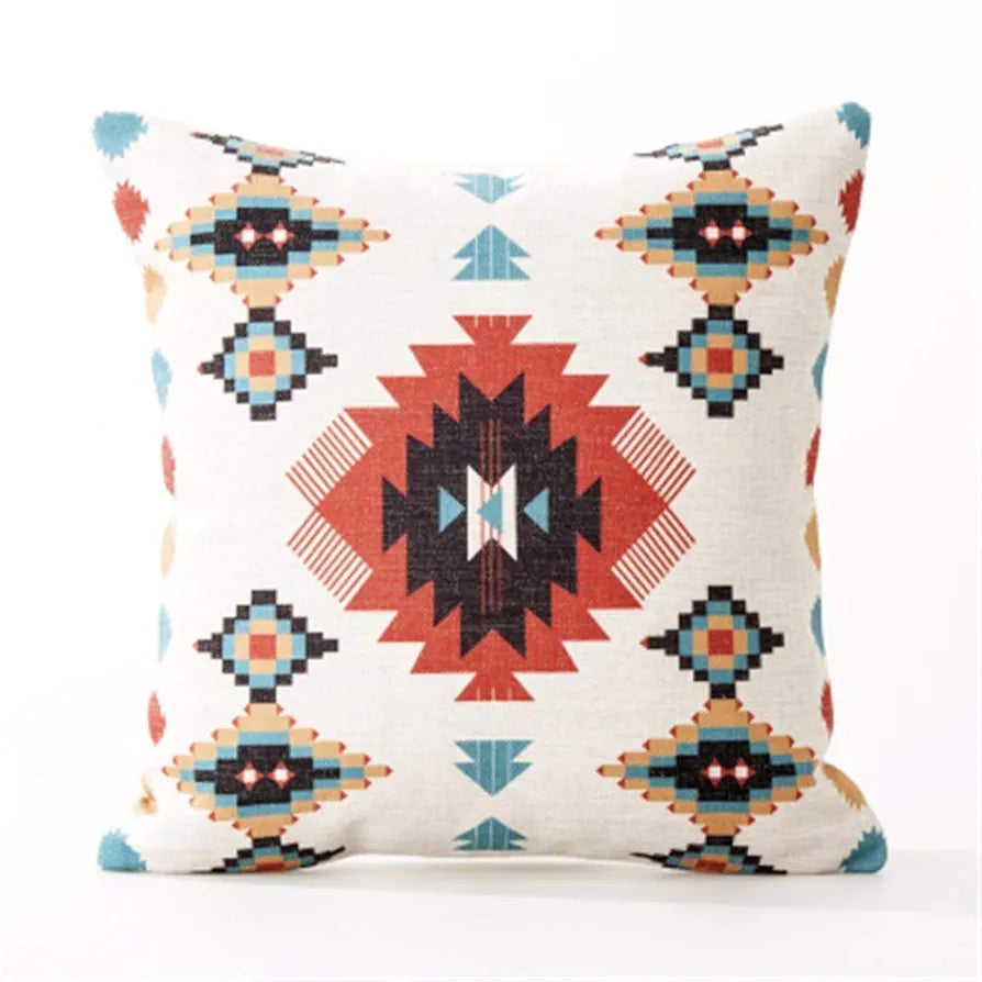 Aerohaven Minimal Tribal Cushion Covers Set 5 Monochrome & Pastel Ethnic Pillow Covers for Modern Decor
