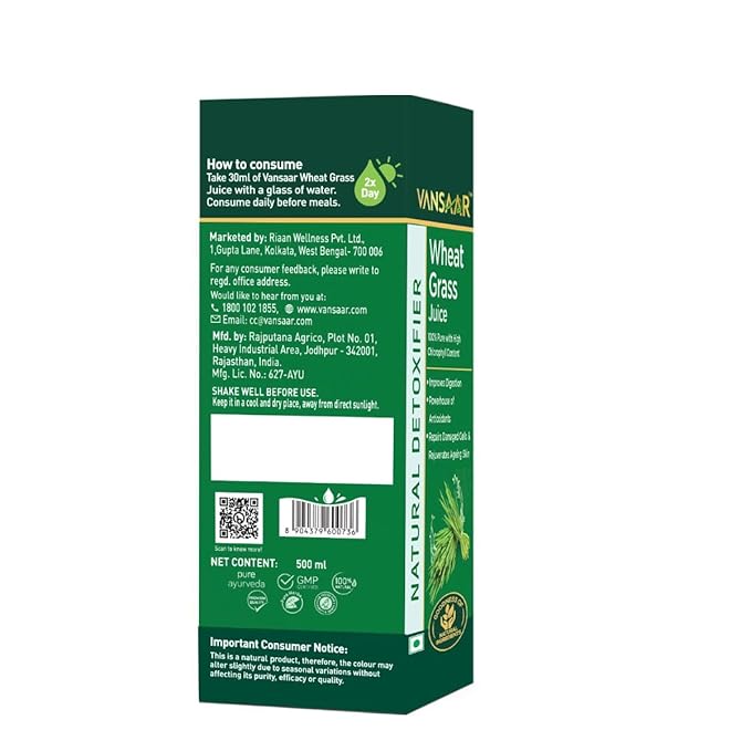 Baidyanath Vansaar  Wheatgrass Juice - 500 ml