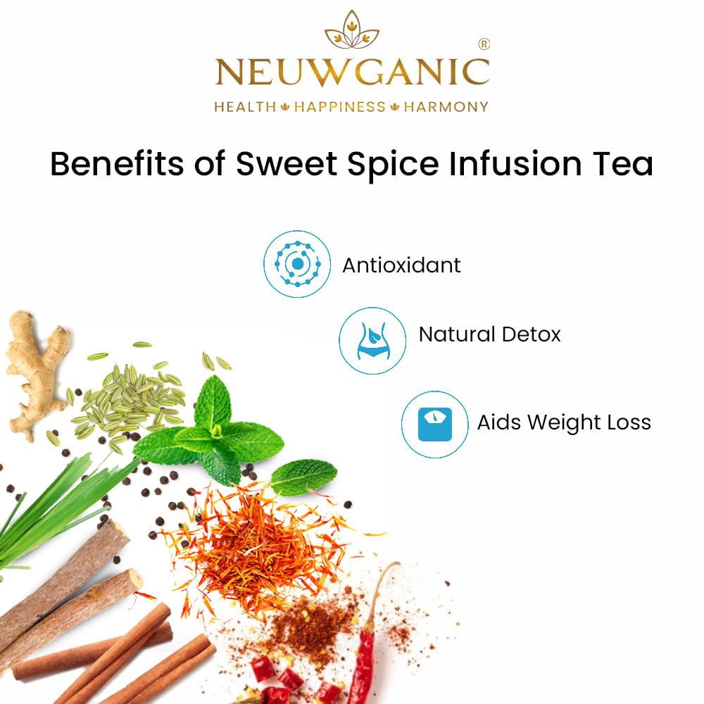 Neuwganic Sweet Spice Infusion Tea - 25 Grams