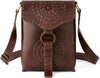 Leather Handmade Girls And Women’s Small Cross Body Sling Bag | Coffee