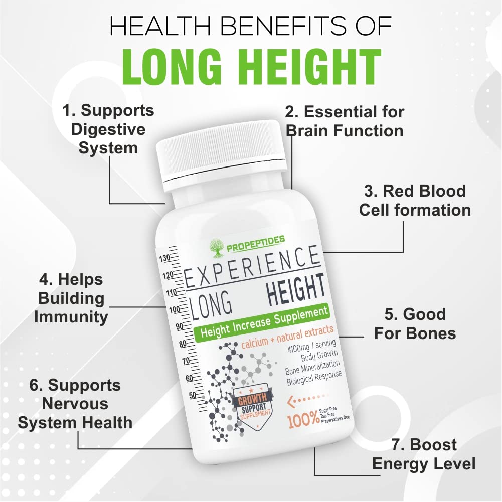 Propeptides Height Increase Tablets - 60 Tabs