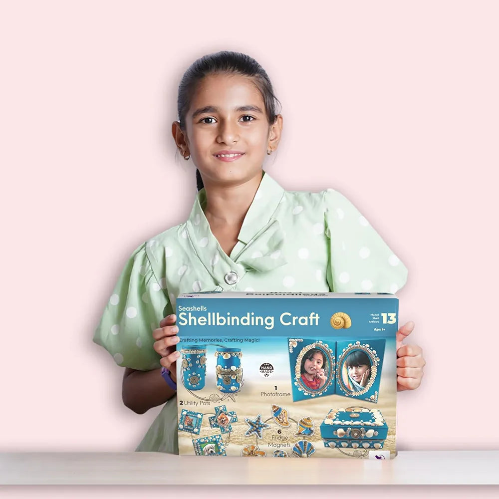 Toy Kraft Shellbinding Craft, Multi Color