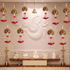 Handmade Wall Decor Lotus Pom Pom Style Pink Style 5