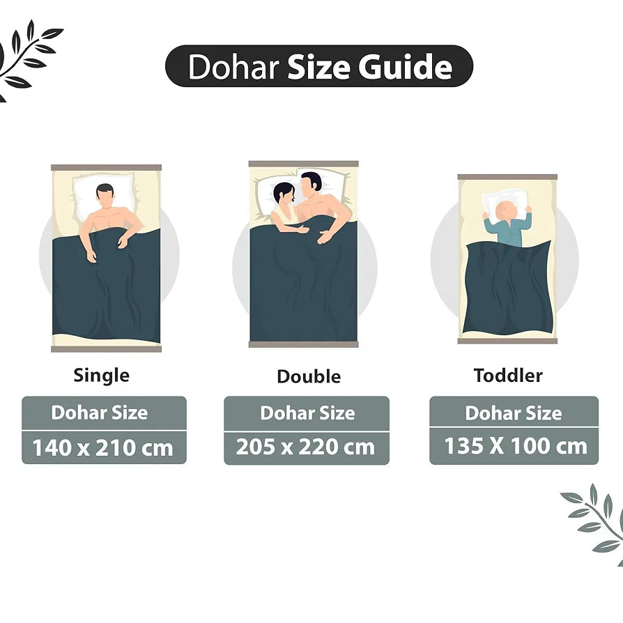 Divine Casa 120 GSM Microfiber Single Kids Dohar Soft & Lightweight Throw Blanket Moroccan Pattern Colour Caviar