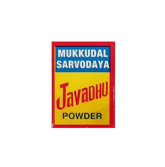 3V Products  Mukkudal Javadhu Powder - for Body Cloth & Pooja - 2 gms